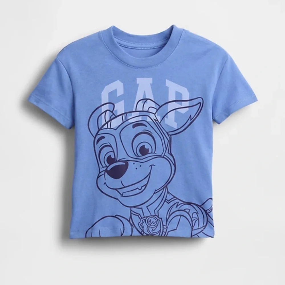 GAP Kids Light Blue Character Tee paw patrol graphic t shirt